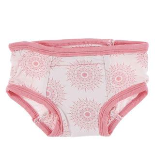 Training Pants Set - Natural Lotus Flower and Macaroon Mandala Potty Training