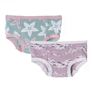 Training Pants (Set of 2) - Jade Fancy Starfish & Sweet Pea Schooling Fish Potty Training