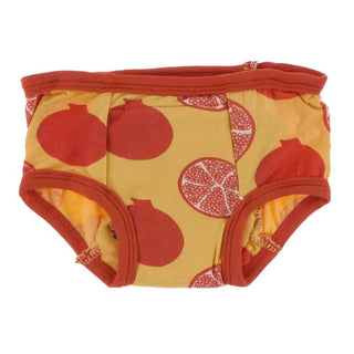 Training Pants Set - Poppy Marigold Lattice and Marigold Pomegranate Potty Training