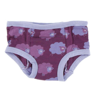 Training Pants Set (Set of 2)- Grapevine Sheep & Lilac Running Labs Potty Training