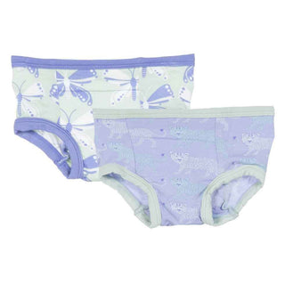 Training Pants Set (Set of 2)- Lilac Leopard & Aloe Butterfly Potty Training