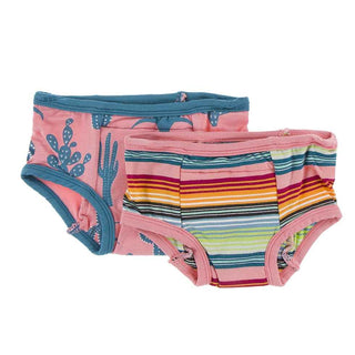 Training Pants Set - Strawberry Cactus and Cancun Strawberry Stripe Potty Training