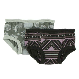 Training Pants Set, Succulent Plants and African Pattern Potty Training