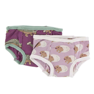 Training Pants Set - Sweet Pea Diictodon and Euoplocephalus Potty Training