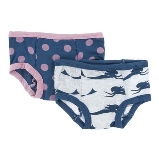 Training Pants Set, Twilight Dot & Natural Mermaid Potty Training