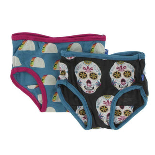 Underwear Set - Dia de los Muertos and Seagrass Tacos Toddler Underwear