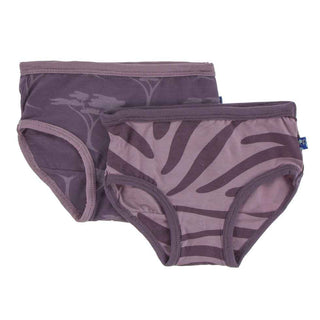 Underwear Set, Fig Acacia Trees and Elderberry Zebra Print Toddler Underwear