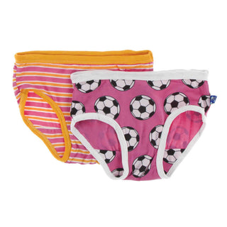 Underwear Set, Flamingo Brazil Stripe and Flamingo Soccer Toddler Underwear