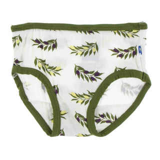 Underwear Set - Lime Blossom Lemon Tree and Natural Olive Branch Toddler Underwear