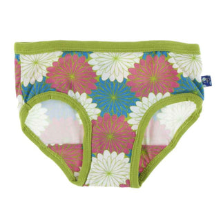 Underwear Set, Natural Houses and Tropical Flowers Toddler Underwear