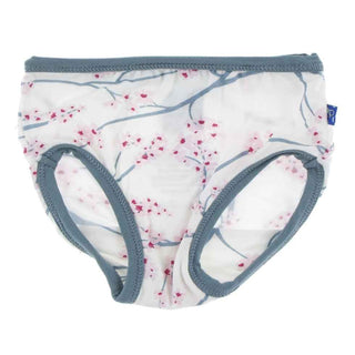 Underwear Set - Natural Japanese Cherry Tree and Lotus Origami Cranes Toddler Underwear