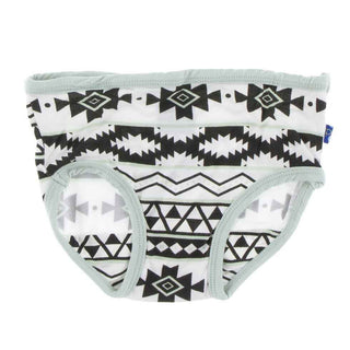 Underwear Set - Oasis Hibiscus and Natural Mayan Pattern Toddler Underwear