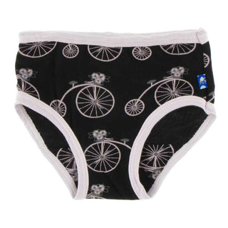 Underwear (Set of 2), Girl Midnight Bikes & Feather Hearts Toddler Underwear