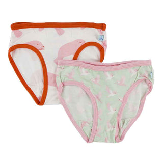 Underwear (Set of 2), Natural Manatee & Aloe Kingfisher Lily Toddler Underwear