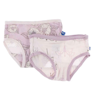 Underwear (Set of 2), Sweet Pea Poppies & Macaroon Chandelier Toddler Underwear