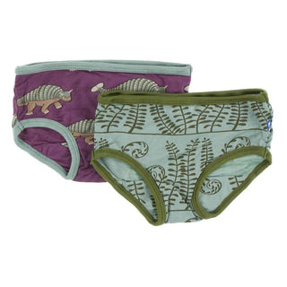 Underwear Set - Shore Ferns and Euoplocephalus Toddler Underwear