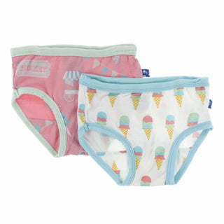 Underwear Set, Strawberry Carnival & Natural Ice Cream Toddler Underwear