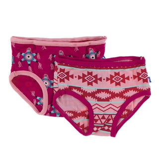 Underwear Set - Strawberry Mayan Pattern & Rhododendron Pinata Toddler Underwear