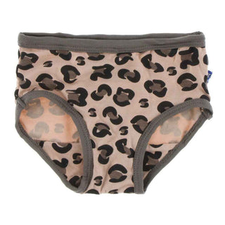 Underwear Set, Suede Cheetah Print and Natural Zebra Print Toddler Underwear