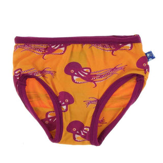 Underwear Set - Tokyo Dragonfruit Stripe and Apricot Octopus Toddler Underwear