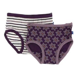 Underwear Set - Wine Grapes Saffron and Tuscan Vineyard Stripe Toddler Underwear