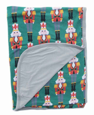 Baby Stroller Holiday Blanket - Nutcracker Swaddling & Receiving Blankets