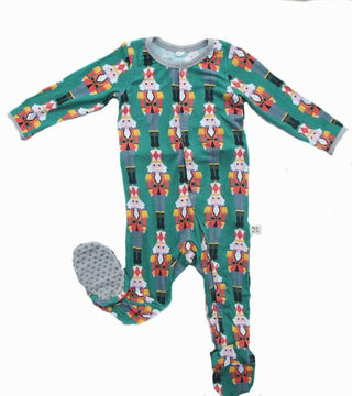 Holiday Footie Sleeper - Nutcracker Baby & Toddler Sleepwear