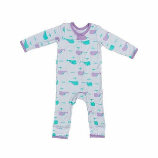 Print Coverall Romper - Orchid Whale Baby & Toddler Sleepwear