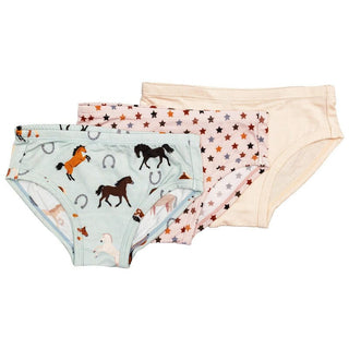 Girl's Underwear Set - Western Horse Toddler Underwear