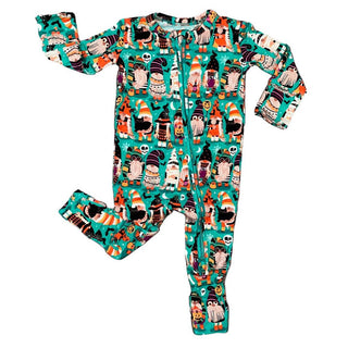 Bamboo Convertible Footie Romper - Trick Or Treat Gnomes Baby & Toddler Sleepwear