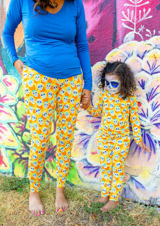 Bamboo Long Sleeve Pajama Set - Sugar Skulls Baby & Toddler Sleepwear