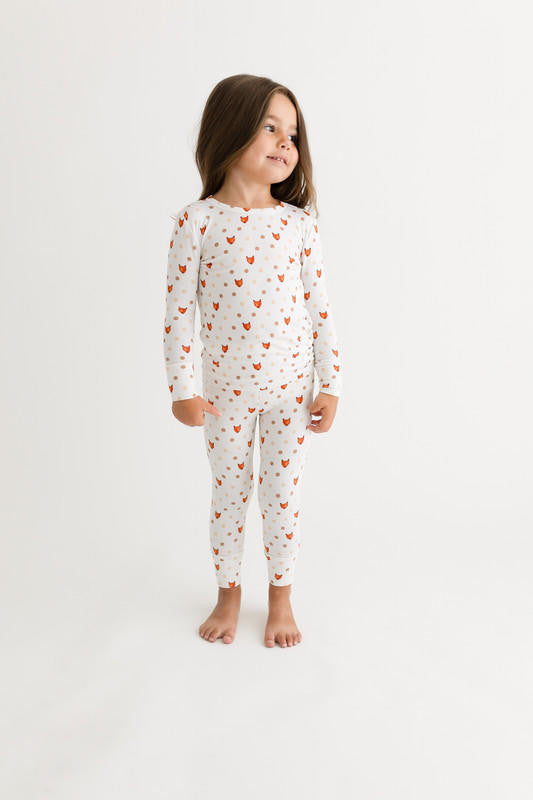 Posh Peanut Bamboo Long Sleeve Pajama Set - Lionel