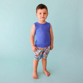 Boy's Bamboo Tank Top & Short Outfit Set - Wave (Surfboards) Baby & Toddler Outfits