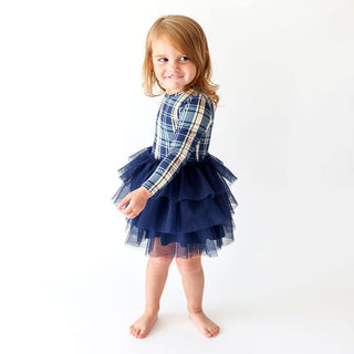 Girl's Long Sleeve Tulle Dress - Joseph (Plaid) Baby & Toddler Dresses