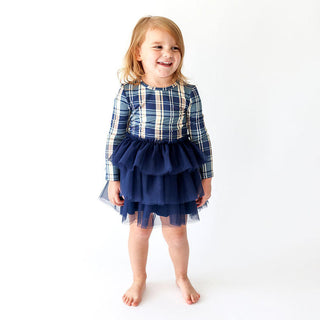 Girl's Long Sleeve Tulle Dress - Joseph (Plaid) Baby & Toddler Dresses