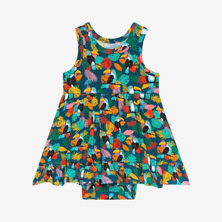 Girl's Racerback Twirl Bodysuit Dress - Rio (Toucans) Baby & Toddler Dresses