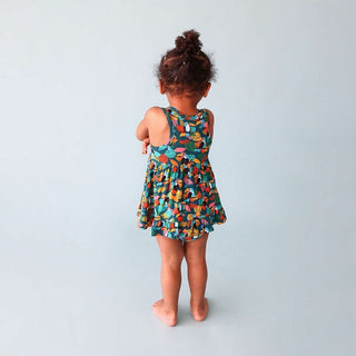 Girl's Racerback Twirl Bodysuit Dress - Rio (Toucans) Baby & Toddler Dresses