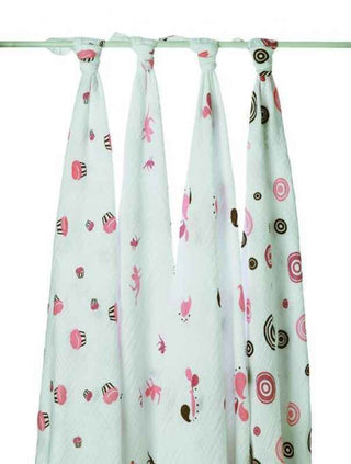 SALE: 4 Pack Swaddle Blankets Swaddling Blankets